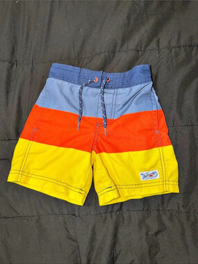 carter's Color Block Swim Trunks Size 3T Like New